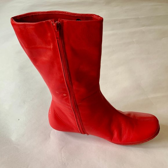 Rare - Rizzo Boots - Red GoGo Mod Girl on Cellphone - EU41 - Picture 10 of 16